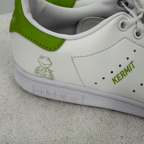 Adidas X Stan Smith Disney Kermit The Frog Sneakers Women's Size 6.5  PrimeGreen